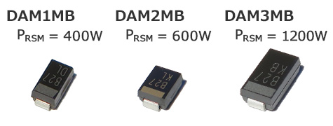 DAM1MB/DAM2MB/DAM3MB