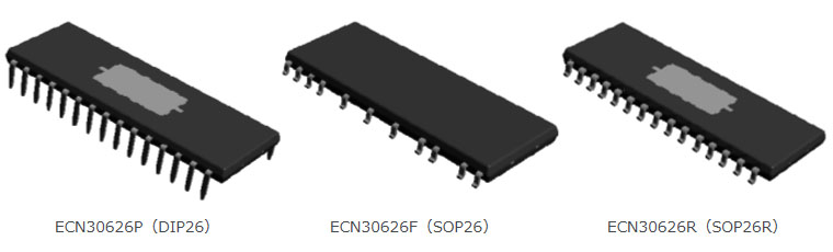 Photos: ECN30626 series across three package options
